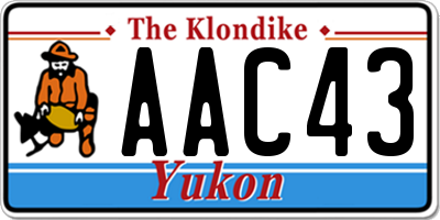YT license plate AAC43