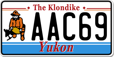 YT license plate AAC69