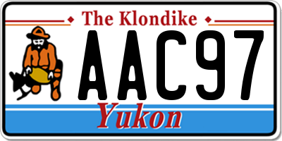 YT license plate AAC97