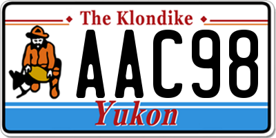 YT license plate AAC98