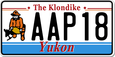 YT license plate AAP18