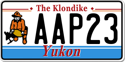 YT license plate AAP23