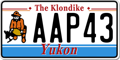 YT license plate AAP43