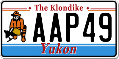 YT license plate AAP49