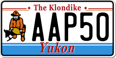 YT license plate AAP50