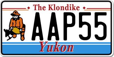 YT license plate AAP55