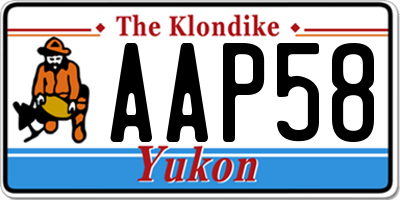 YT license plate AAP58