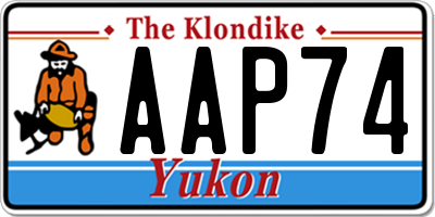 YT license plate AAP74