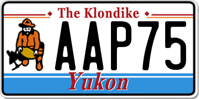 YT license plate AAP75