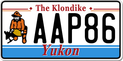 YT license plate AAP86