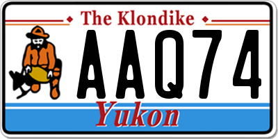 YT license plate AAQ74