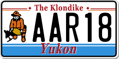 YT license plate AAR18