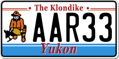 YT license plate AAR33