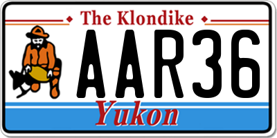 YT license plate AAR36