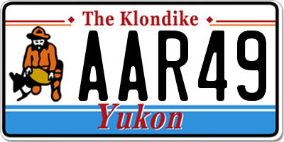 YT license plate AAR49