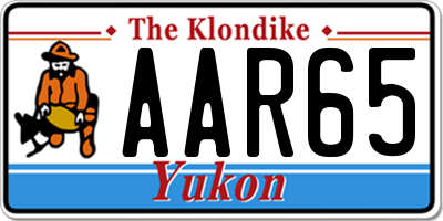 YT license plate AAR65