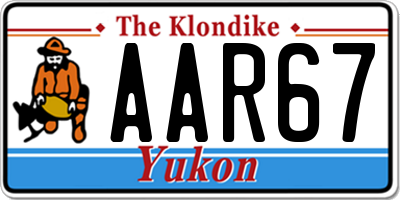 YT license plate AAR67