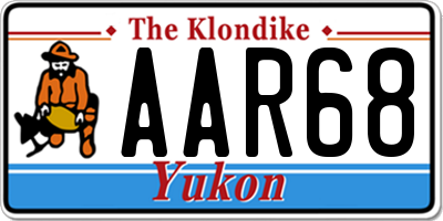 YT license plate AAR68