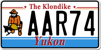 YT license plate AAR74