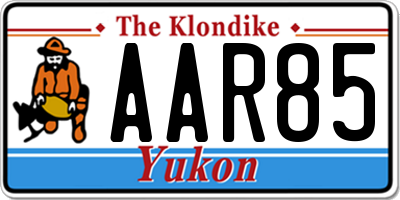 YT license plate AAR85