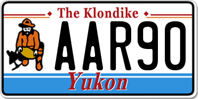 YT license plate AAR90