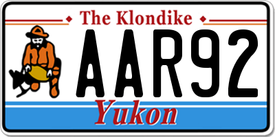 YT license plate AAR92