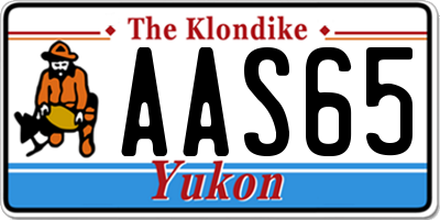 YT license plate AAS65