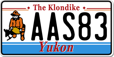 YT license plate AAS83