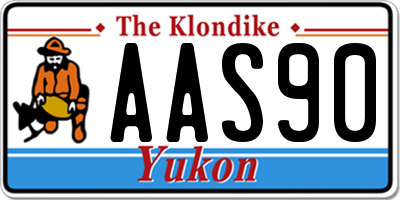 YT license plate AAS90