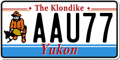 YT license plate AAU77