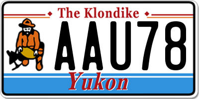 YT license plate AAU78