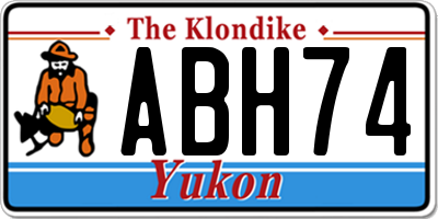 YT license plate ABH74