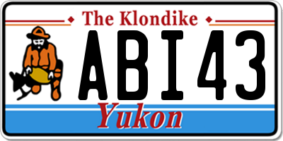 YT license plate ABI43