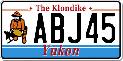 YT license plate ABJ45