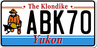 YT license plate ABK70