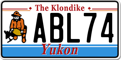 YT license plate ABL74