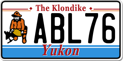 YT license plate ABL76