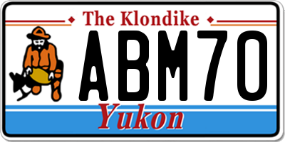 YT license plate ABM70