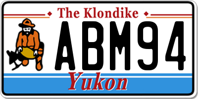 YT license plate ABM94