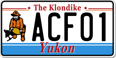 YT license plate ACF01