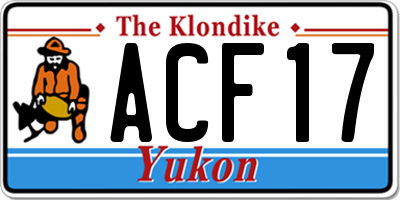 YT license plate ACF17
