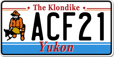 YT license plate ACF21
