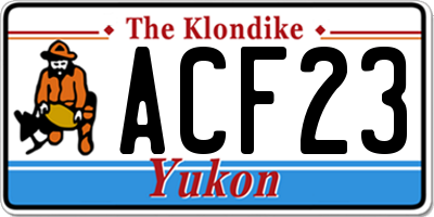 YT license plate ACF23