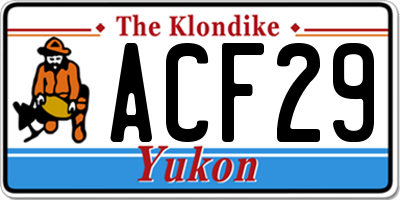 YT license plate ACF29