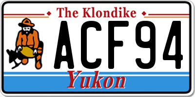 YT license plate ACF94