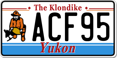YT license plate ACF95