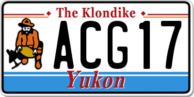 YT license plate ACG17