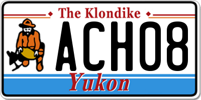 YT license plate ACH08