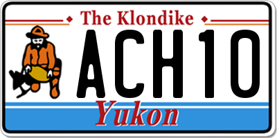 YT license plate ACH10