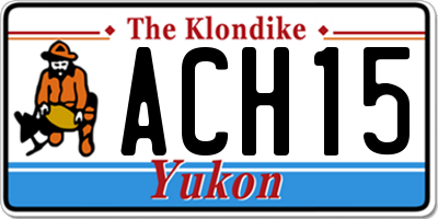 YT license plate ACH15